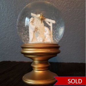 SOLD - Snow Globe - Nativity Scene